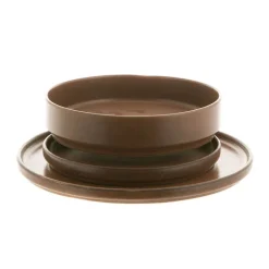 Dinner Set Stoneware Straight Leather 12pce