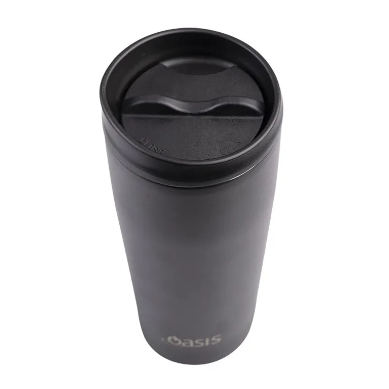 Double Wall Insulated Travel Cup Black
