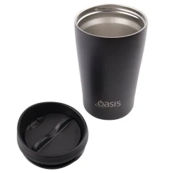 Double Wall Insulated Travel Cup Black