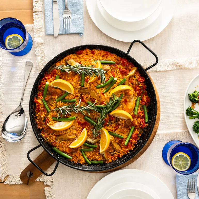 Enamel Paella Pan