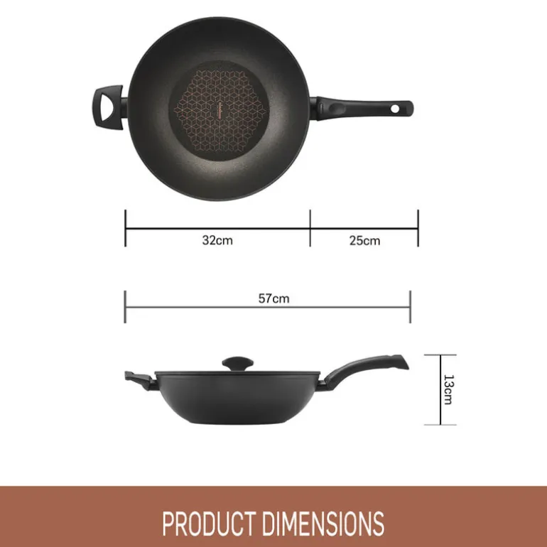 Essteele Per Salute Stirfry Pan with Lid