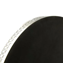 Filigree Tray Round Etched Nickel 40cm
