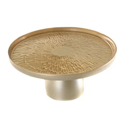 Footed Plate Duomo Gold 21cm