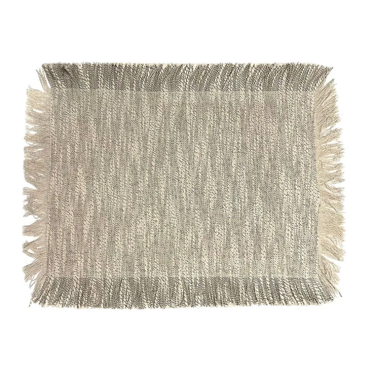Fringed Placemat Natural with Fleck