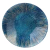 Glass Bowl Turquoise Watercolour 30cm
