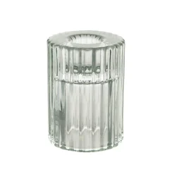 Glass Candle Holder Clear