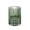 Glass Candle Holder Forest Green