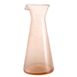 Glass Carafe Bubble Pink