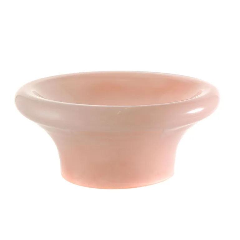 Glass Footed Bowl Pink