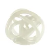 Glass Knot Ornament White