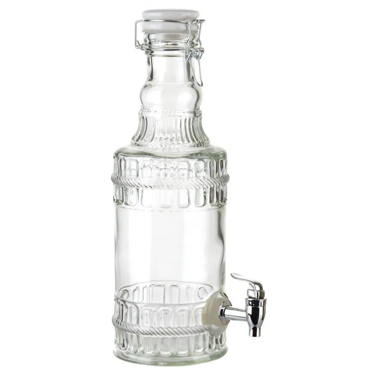 Glass Oil Dispenser with Ceramic Lid
