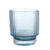Glass Tumbler Optic Blue