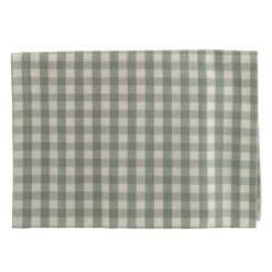 Green Gingham Runner