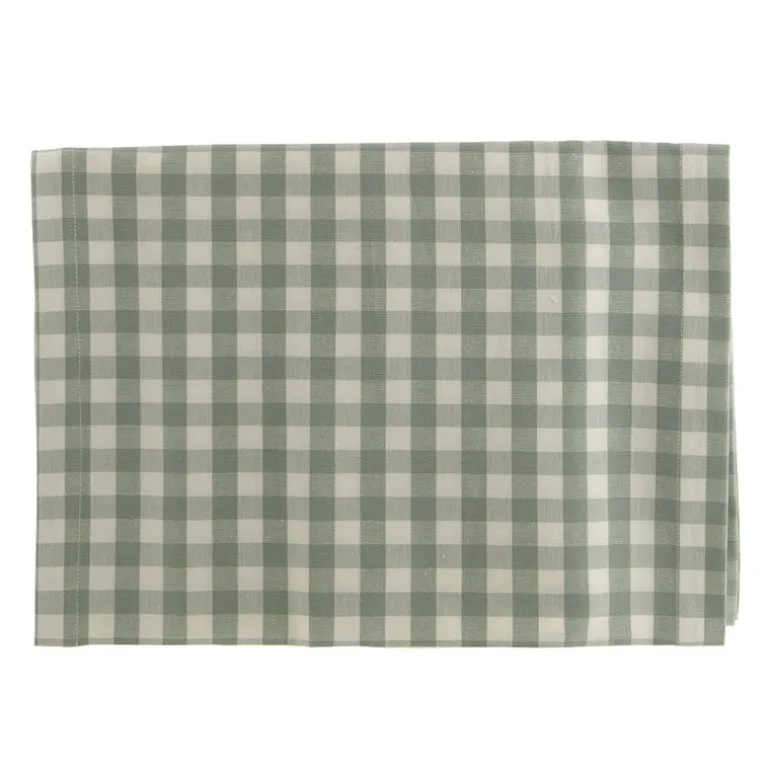 Green Gingham Runner