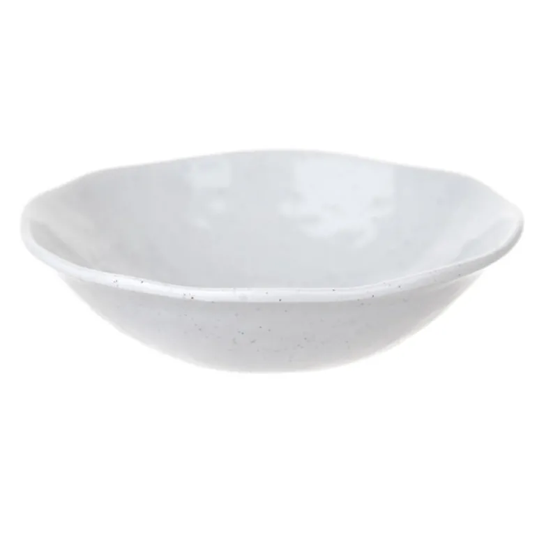 Melamine Bowl Speckle White