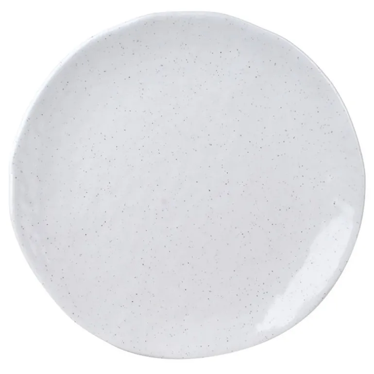 Melamine Dinner Plate Speckle White