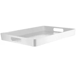 Melamine Hammered Tray White