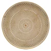 Metal Tray Round with Mandala