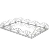 Mirror Base Tray Rectangle Nickel 45cm