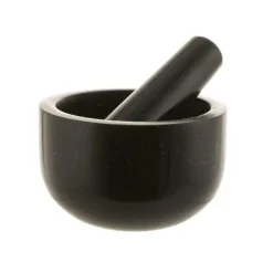 Mortar & Pestle Black Granite