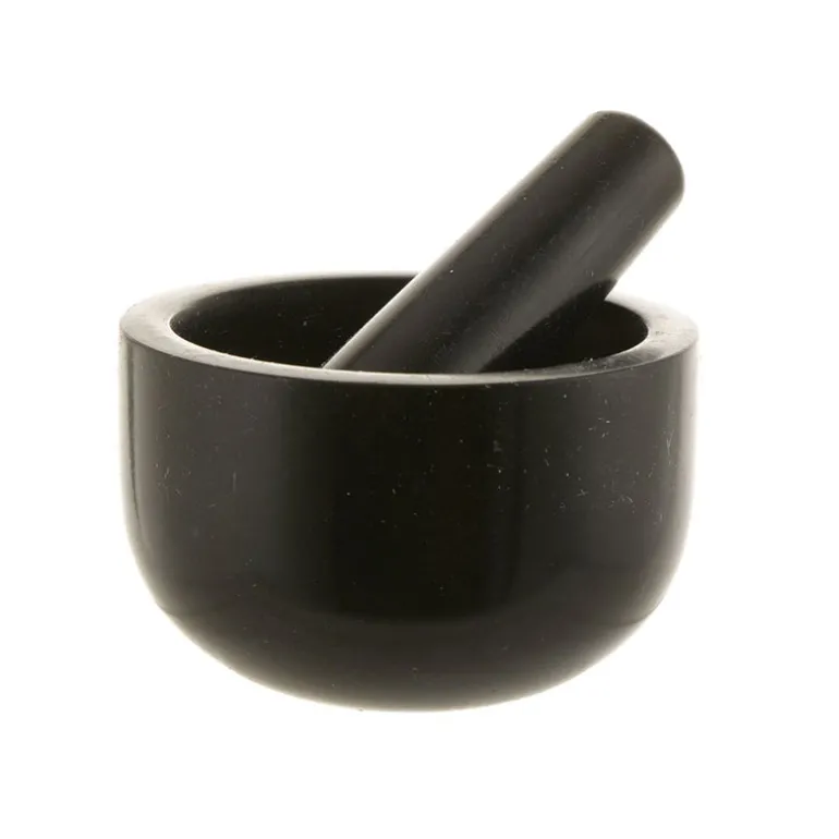 Mortar & Pestle Black Granite