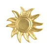 Napkin Ring Brass Sun