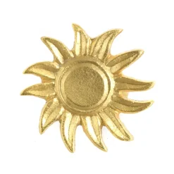 Napkin Ring Brass Sun