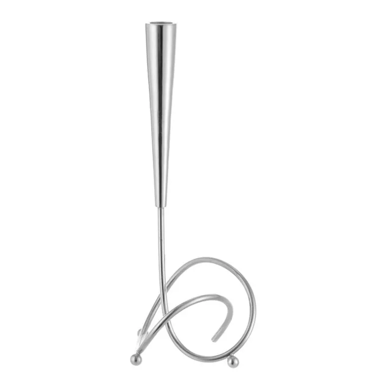 Nickel Taper Cander Holder 31cm