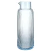 Optic Glass Pitcher Blue 1L