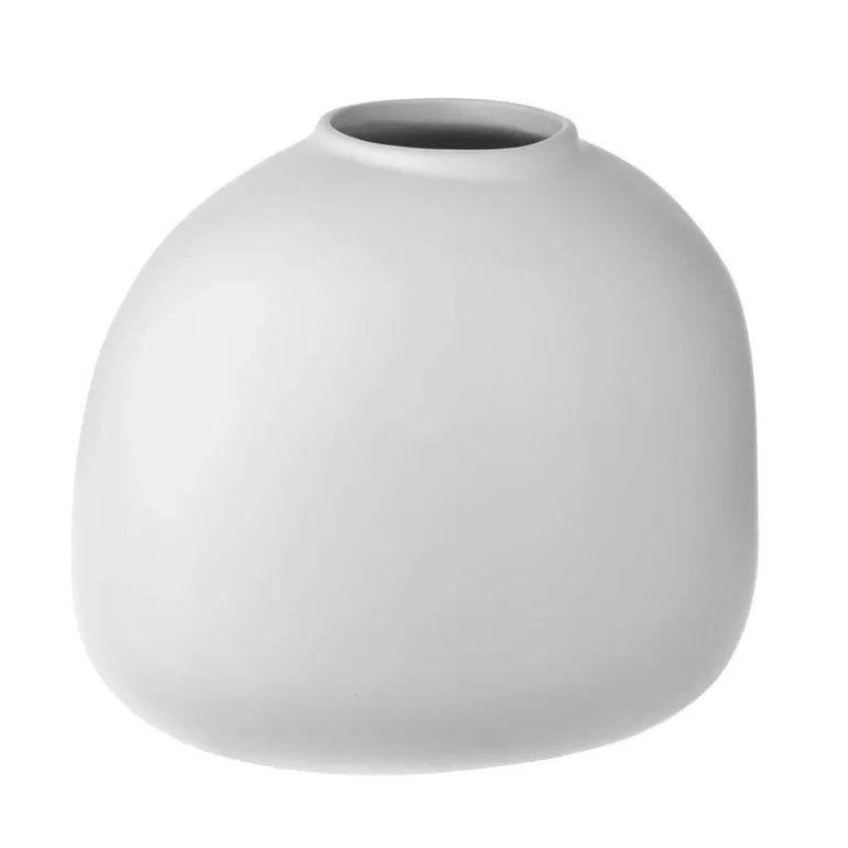 Organic Ceramic Vase Matt White