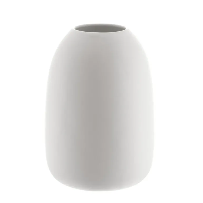 Organic White Ceramic Vase Tall