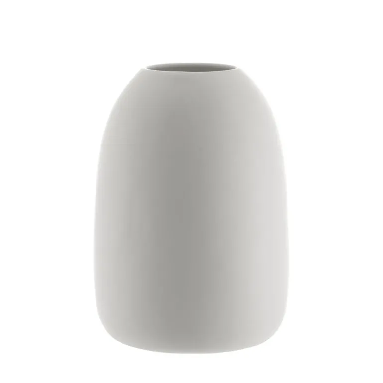 Organic White Ceramic Vase Tall