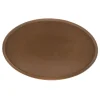 Oval Platter Stoneware Straight Leather