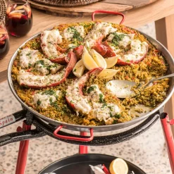 Paella Set - Gas Ring & Steel Paella Pan