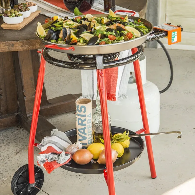 Paella Set - Gas Ring & Steel Paella Pan
