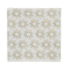 Paper Napkin Gold Foil Suns Pack