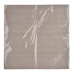 Paper Napkin Taupe Linen Look