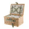 PICNIC BASKET 2p Natural, Ginko Print
