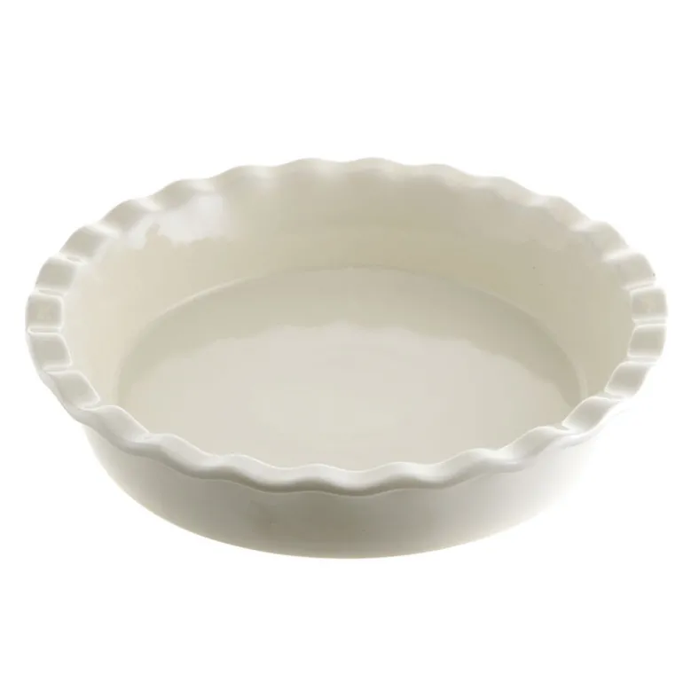 Pie Dish Round Cream