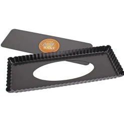 Pie Dish Tin Rectangle with Loose Base