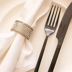 16 Piece Black Cutlery Set