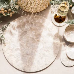 Placemat Capiz Pearl