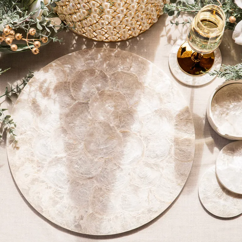 Placemat Capiz Pearl