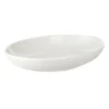 Porcelain Coupe Plate Oval White 28x20x5cm