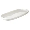 Porcelain Oval Serving Plate Medium