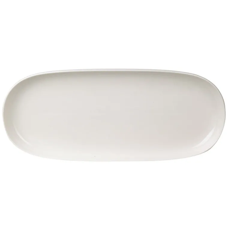 Porcelain Oval Serving Plate Medium