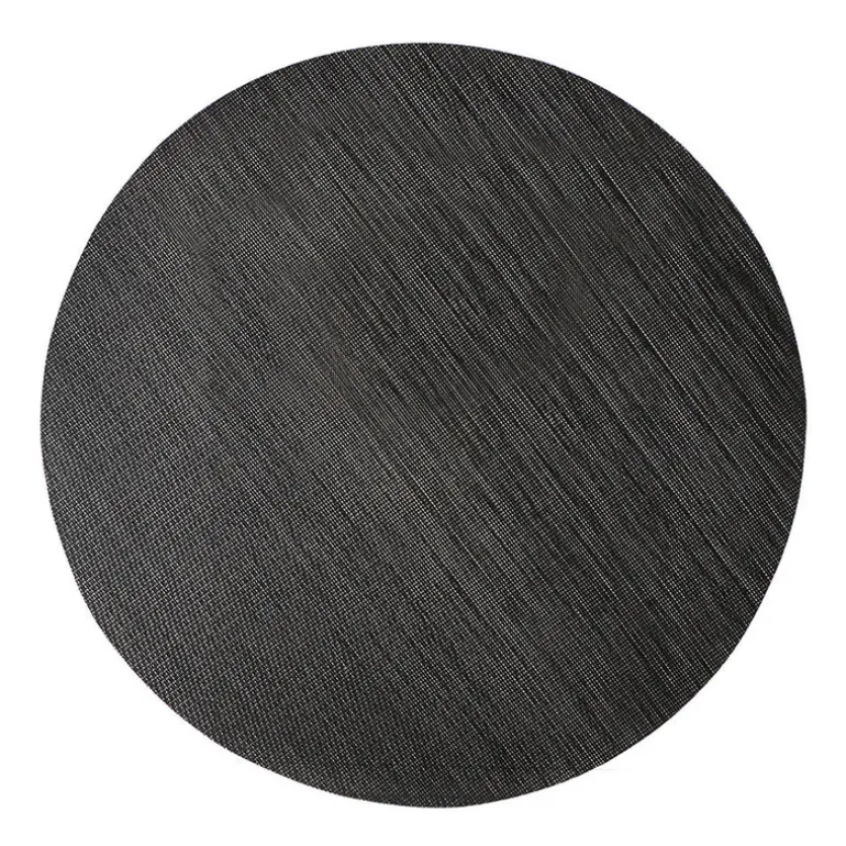 PVC Round Placemat Black