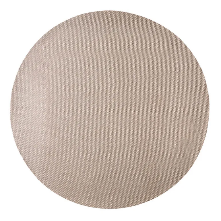 PVC Round Placemat Champagne