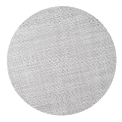 PVC Round Placemat Grey