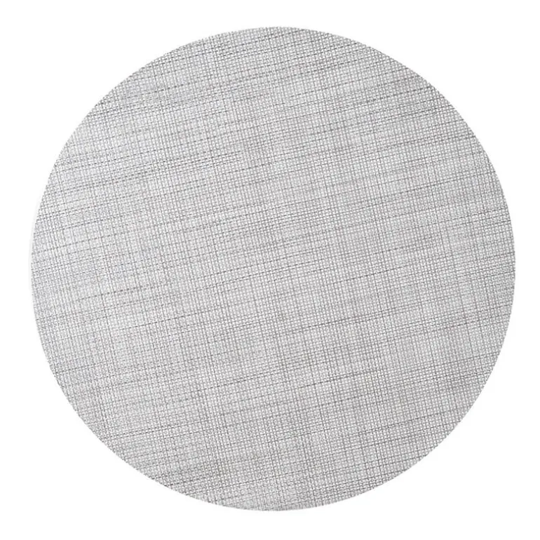 PVC Round Placemat Grey